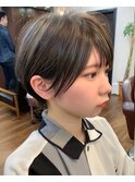 【アフロート 】ハイライト入れて気分上がるショート