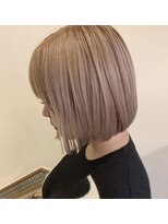 ボアップ 新居浜店(boappu)&nbsp;#ミルクティーベージュ #ハイトーン #ケアブリーチ