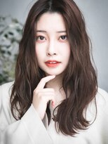 ペスカ 博多駅前店(pesca)&nbsp;pesca博多駅前店/小顔/オリーブカラー/セミウェットウェーブ