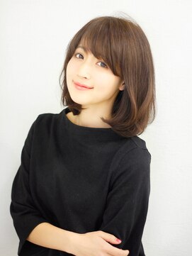 アフロート ギンザ(AFLOAT GINZA) 【小鳥居】シルキーベージュ大人可愛いボブショート前上がりボブ