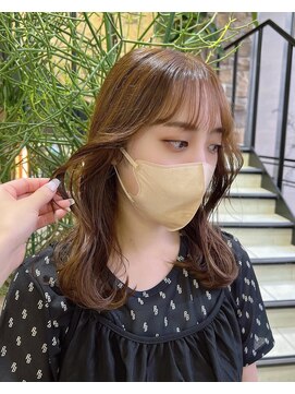 ゼスト 吉祥寺店(ZEST) 【籠倉由夏】ブリーチなしで出来る秋カラー、キャラメルブラウン