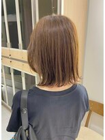ヘアサロンガリカアオヤマ(hair salon Gallica aoyama)&nbsp;【坂本拓麻】大人かわいいミディボブ/小顔似合わせ丸みボブ