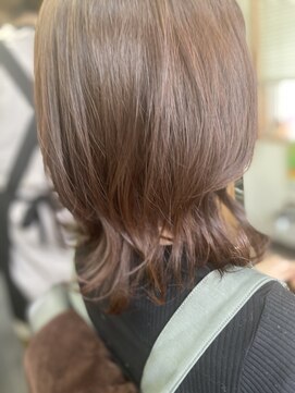 ピックアップ(Pick UP) くびれヘア×チェリーブラウン20代30代40代