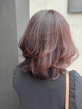 ファム 楽々園店(femme) 華やかレイヤースタイル