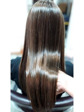 エレサリア(EleSalia) 髪改縮毛矯正+内部補修TR+cut《髪質改善/守山美容室/縮毛矯正》