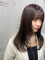 クラム(clam.)&nbsp;柔らかブラウン×レイヤーカット