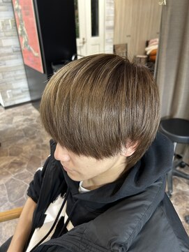 ハルクファースト 札幌(HRK 1st.) 札幌大通りメンズショートカット波巻きツイストスパイラルパーマ