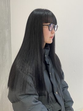 ヨーク(YOKE) 【YOKE】ダークグレー/暗髪/透明感カラー/ワイドバング