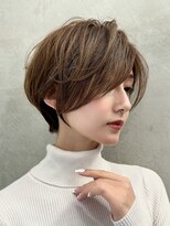 ロンドエニカ 大宮(Lond enika)&nbsp;イメチェン外ハネボブ美髪ワイドバングレイヤーショート/大宮