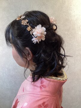 リアンヘアサロン(Lian hair salon) ハーフアップ
