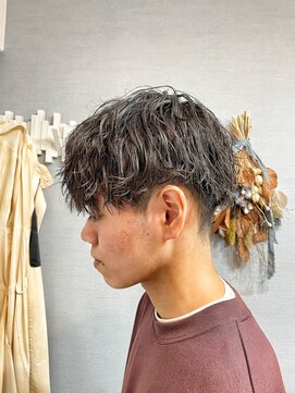 グリードヘア(GREED HAIR) マッシュ×波巻きパーマ