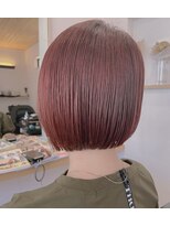 ハニーヘアー 掛川店(HONEY HAIR)&nbsp;ミニボブ　ピンクアッシュ