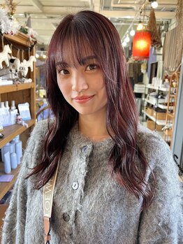 ユイマァルオアシス 倉敷店(YUIMARL OASIS)の写真/印象を決めるのは前髪と顔周り！再現性抜群のカットで似合わせも小顔効果も◎毎日のスタイリングも簡単に♪