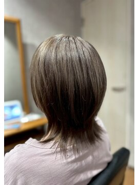 ビス ヘア アンド ビューティー 西新井店(Vis Hair＆Beauty) フレンチカジュアル大人美人小顔束感ウルフパーマミニウルフ