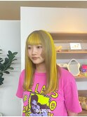 イエロー×ベージュ デザインカラー