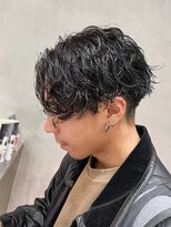 フィフスパーク(fifth PARK) 大人波巻きツイストスパイラルルーズパーマ刈り上げツーブロック