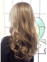 ローグ ヘアー 金町店(Rogue HAIR)&nbsp;夏ハイライトカラーベージュアプリコットオレンジロングスタイル
