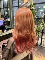 モナン(monan)&nbsp;ピンクグラデーションカラーアプリコットオレンジデザインカラー