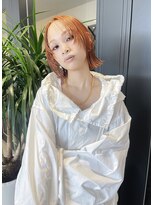 チクロヘアー(Ticro hair) @nkkn15 orange beige