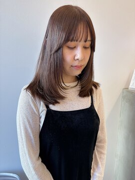 ベンジー 薬院大通店(benji) こっくりブラウン×レイヤーカット