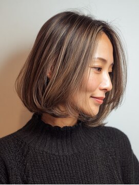 ロゴス 天王台北口店(LOGOS) クラゲヘアー/小顔に見せるヘア/ココアベージュ/天王台