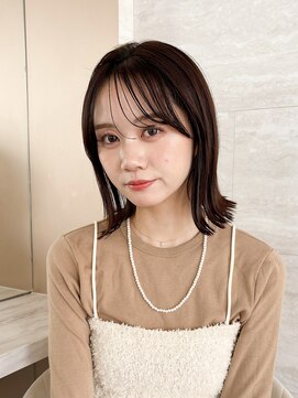 ロンドグロワール 大宮(Lond Gloire) オリーブグレー/レイヤーカット/黒髪/マロンベージュ/大宮