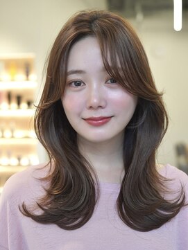 【TOMI】大人可愛い前髪かきあげくびれヘア