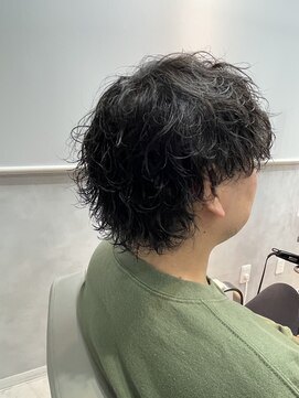 ウルフ/シャドーパーマ/波巻きパーマ