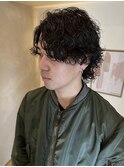 スパイラルパーマ/メンズパーマ/波巻/マッシュ/波巻きスパイラル