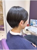 京都美容室　マッシュショート　進詩織