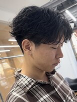 ラヴィズムバイフィフス 長岡古正寺店 長岡駅(LUVISM by fifth)&nbsp;長岡シャドウパーマ緩めスパイラルパーマ波巻きパーマッシュ30代