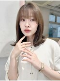 髪質改善*ワンホンレイヤー顔周りカット韓国*美髪【Zina奈良】