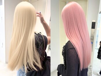 ロイオブジゼル(roi of GiseL)の写真/《口コミ高評価》ブリーチなしダブルカラーが大人気の博多美容室♪初めてのカラーやブリーチもお任せ下さい