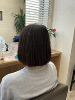 ウイバイファースト(u'i by first) ボブスタイル カラーはブラウン
