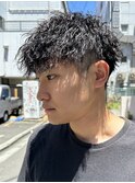 MEN’S/ツイストパーマ/ニュアンスウルフ/藤沢美容院