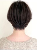 ハイライトダブルカラーショートボブ