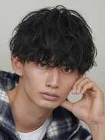 フィフス 大分(fifth)&nbsp;大分シャドウパーマメンズカットラウンドマッシュツーブロック