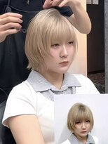 ザ アクネ 岡崎竜美丘店(THE ACNE) ハッシュボブ_レイヤーボブ_韓国ボブ