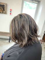 ヘアメイク デザート(HAIR MAKE DESART) 高盛 優芽香【コントラストハイライト×ネオウルフ】