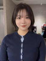 エトワ 中央店(etoi)&nbsp;大分切りっぱなし韓国レイヤーボブタイトめ軽めボブ外はねボブ