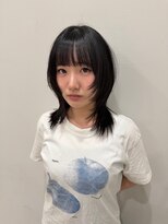 サラ 山口店(SARA) ハッシュカット+艷めきダークブラック