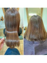 セックヘアデザイン(Sec hair design)&nbsp;白髪染めの「暗さ」を卒業する、明るさキープ　髪質改善カラー