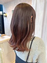 キャアリー(Caary)&nbsp;福山人気30代40代髪質改善ストレート艶ピンクブラウン美髪艶髪