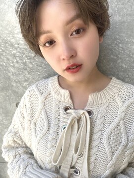 マージュ ギンザ(marju GINZA) 丸みマッシュショート/ことりベージュ