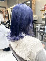 トルネード(TORNADO)&nbsp;韓国アイドル風　ラベンダーブルー　タンバルモリ☆M46