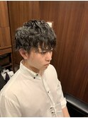 ツイストスパイラルパーマ　田町　理容室　ヘッドスパ　顔剃り