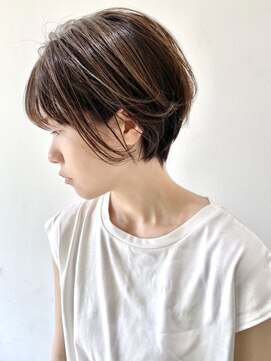 フォーク FOLK 【FOLK】小顔になれる耳掛け前下がりショート ベージュ♪