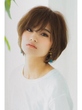 ヘアアンドスパ モーブ 世田谷(hair&SPA Mauve) 前下がりエアリーショート