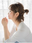 ☆月曜営業☆ojiko.roji大人可愛いゆるふわお団子アレンジ