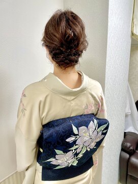 クオート(quoit) 訪問着☆ 着付け ヘアセット  【quoit 尾花】